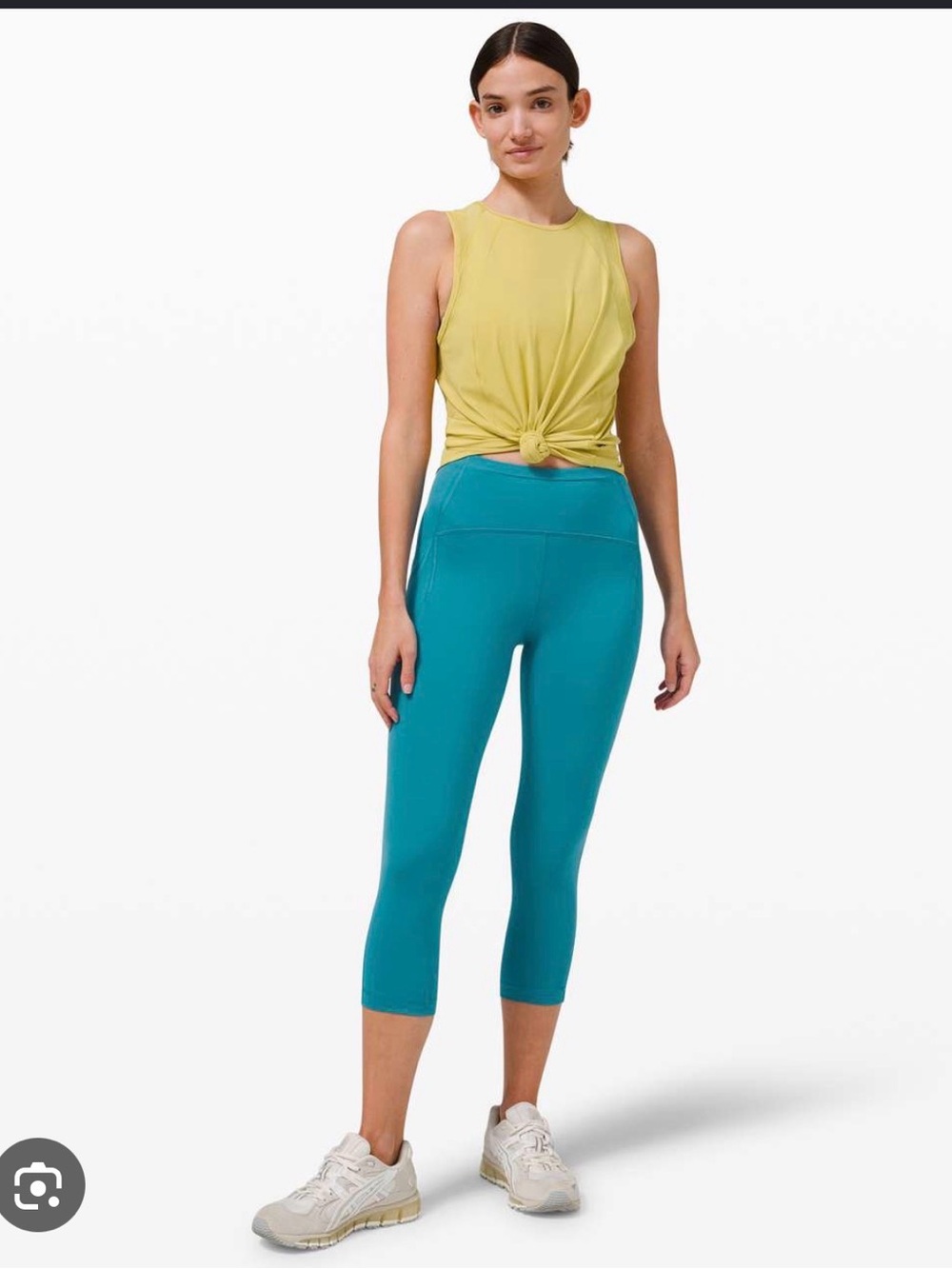 Lululemon Swift Speed High Rise Crop Leggings 21” - blue Hawaiian